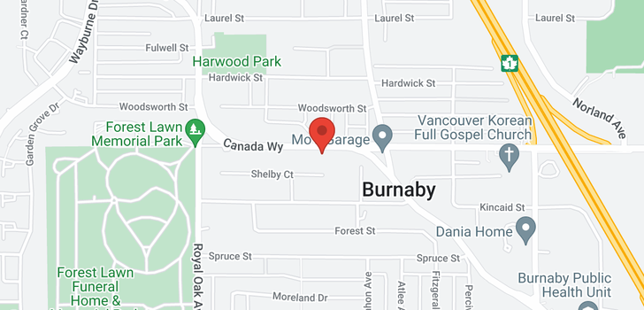 map of 4832 CANADA WAY